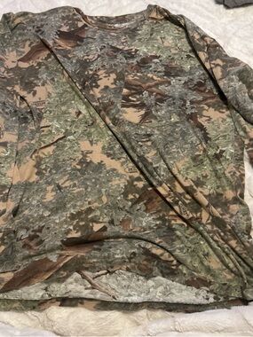 King's Camo Crewneck Tee - Multicolor Woodland Print